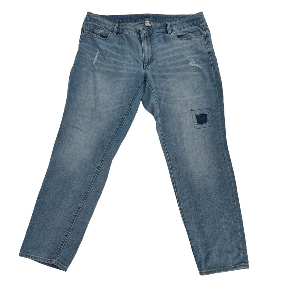 Old Navy Distressed Patchwork Jeans Size 20 Plus Women's
